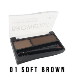 BrowBeauty Eyebrow Powder Kit 01 soft brown